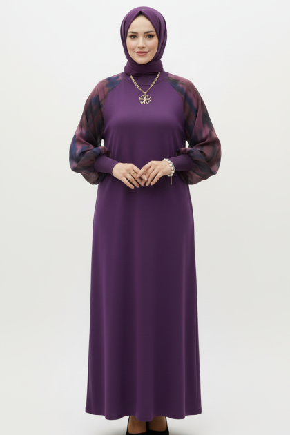 فستان رينا (بنفسجي) Waleed