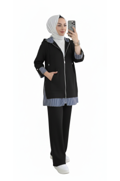 طقم غزالة (اسود)