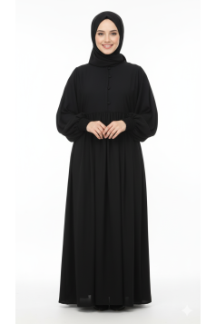 عباية اروى لون اسود 7005