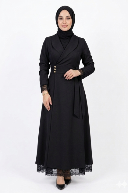 فستان برنسيس (اسود ) (جملة)