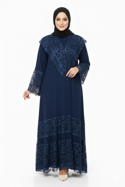 عباية نجمة (ازرق)