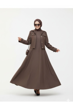 طقم مادلين (بني) 