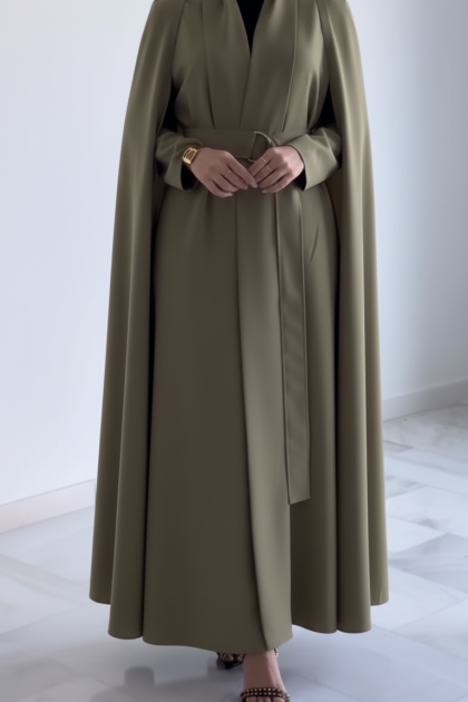 عباية الريم الفاخرة (هاكي) 4076