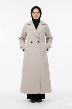 جاكيت تيما الشتوي الرسمي لون البيج