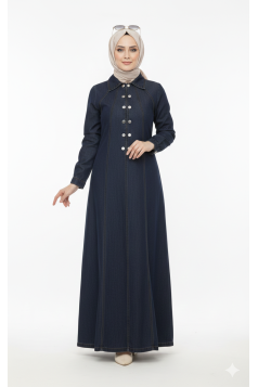 فستان ايميلي (جينز غامق) 