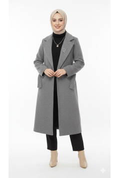 جاكيت جوخ سهى (فضي)