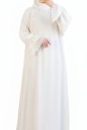 عباية امنة للصلاة (أبيض) 1537