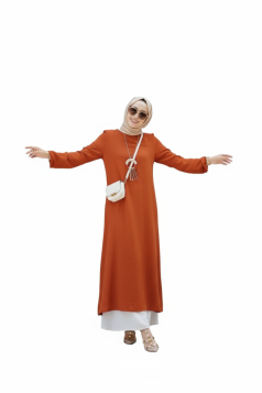 طقم أفنان قطعتين ، تونيك مع تنورة (طوبي) 1535