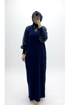 فستان رينا (كحلي) Waleed