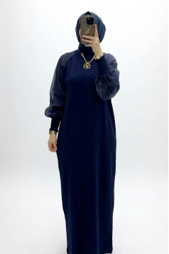 فستان رينا (كحلي) Waleed