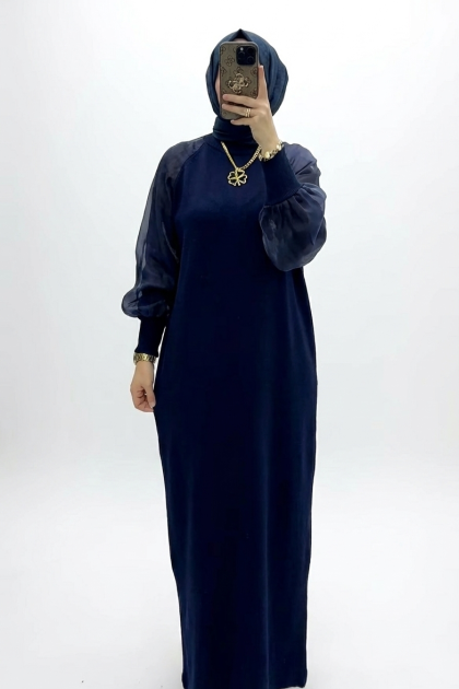 فستان رينا (كحلي) Waleed