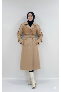 جاكيت ماريا الشتوي (عسلي)	 