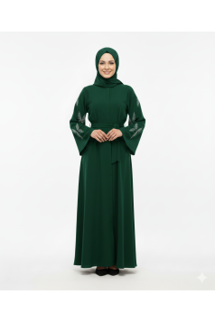 عباية فراشة صيفي رسمي (زمرد) 