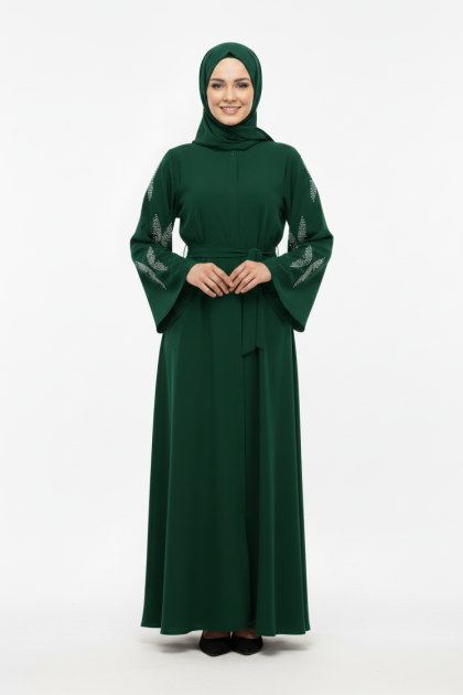 عباية فراشة صيفي رسمي (زمرد) 