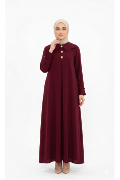 فستان شهيرة (خمري) فستان شهيرة (خمري)