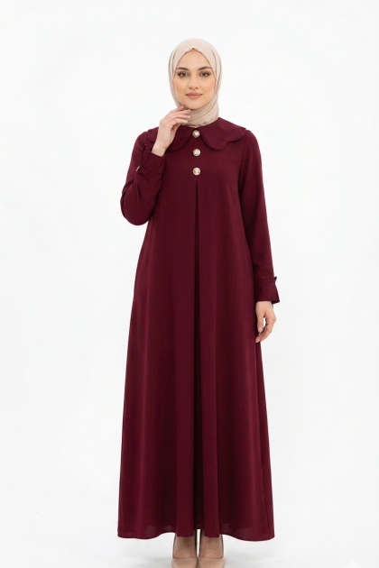 فستان شهيرة (خمري)