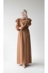 عباية بيرلا بأكتاف مكشكشة وأزرار مخفية (كاميل) 1532