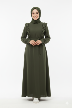 عباية سيلين المناسبة لموسم الصيف (زيتي)