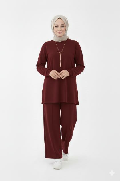 طقم ساشا العملي (بوردو ) ZAK