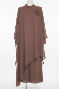 طقم لمياء لون (بني)