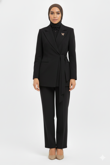 طقم ماجدة (اسود)