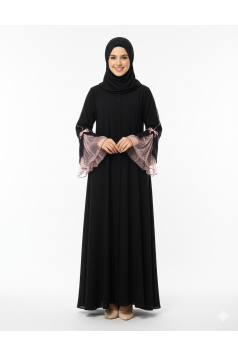 عباية دلع  المناسبة لموسم الصيف (اسود +تول ) الاردن