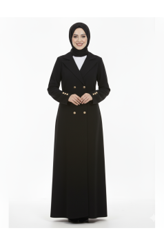 عباية دنيا  العملية المناسب لصيف (لون اسود   )