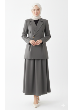 طقم زين (رمادي) 