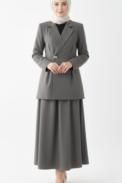 طقم زين (رمادي) 