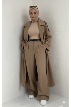  بنطال فيروز (عسلي)