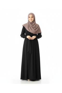 عباية نسيبة العملية .المناسبية لموسم الصيف (  اسود)