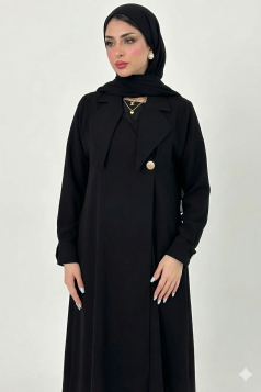 عباية سيدرا (اسود) 