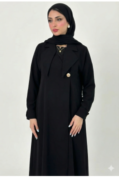 عباية سيدرا (اسود) 