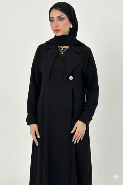 عباية سيدرا (اسود) 