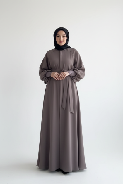 فستان ساندي المناسب لموسم الصيف رمادي