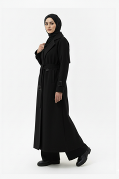 جاكيت تيما الشتوي الرسمي اللون الاسود 