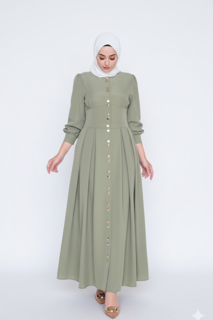 فستان الليدي (هاكي) 