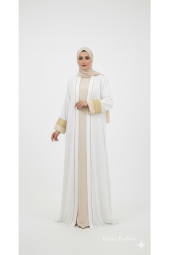 طقم عباية المهرة 3 قطع مع الشيلة سكري