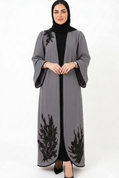 عباية الماسة (رمادي) (جملة)