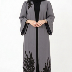 عباية الماسة (رمادي) (جملة)