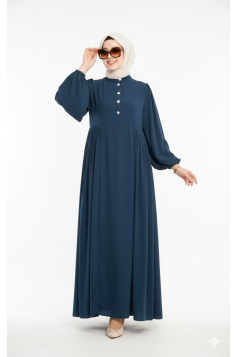 فستان سجى الصيفي العملي لون (كحلي )