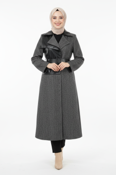 مانطو نور (اسود ورمادي غامق )