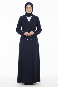 عباية دنيا  العملية المناسب لصيف (لون كحلي  )