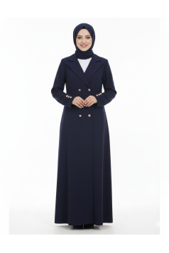 عباية دنيا  العملية المناسب لصيف (لون كحلي  )