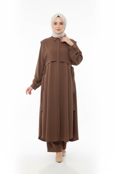 طقم هناء لون (بني)