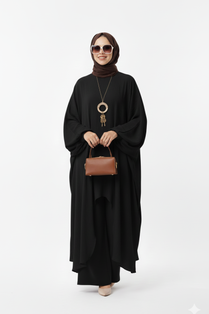 طقم تقوى (اسود) WJ