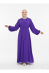 عباية بيلا فضفاض للمراه للمحجبه (بنفسجي) 1420