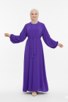 عباية بيلا فضفاض للمراه للمحجبه (بنفسجي) 1420