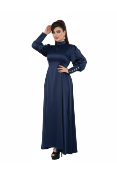 فستان ايليف ، صيفي ، كحلي  ، 1669