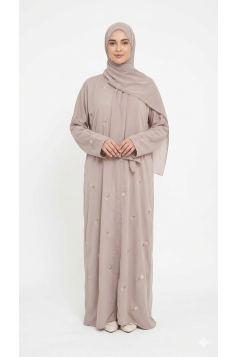 عباية بيلسان (رمادي فاتح ) 